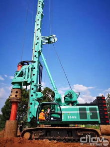 上海金泰SH46A 成功挑战旋挖钻机套管跟进工艺施工